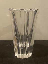 ORREFORS CRYSTAL CORONA VASE