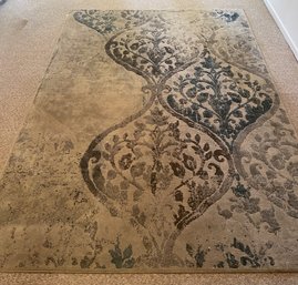 7'10' X 10'7' FLORAL GREY AREA RUG BY DALYN RUG COMPANY MADE IN EGYPT