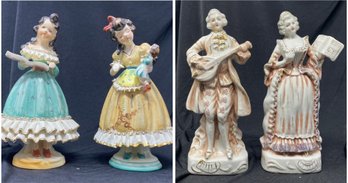 ASSORTED COLLECTION OF PORCELAIN FIGURINES MADE IN OCCUPIED JAPAN