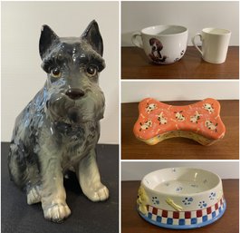 ASSORTED COLLECTION OF PET RELATED DECOR