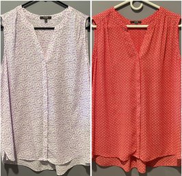 PAIR OF NYDJ BLOUSE SIZE LARGE