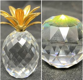 PAIR OF SWAROVSKI CRYSTAL GLASS DECOR