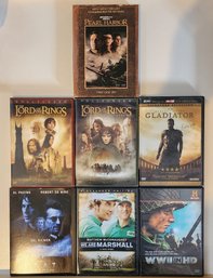 SET OF 7 ASSORTED DVD MOVIES