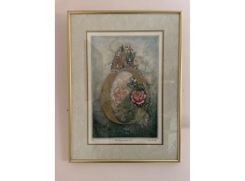 NUMBERED 184/300 AND SIGNED LITHOGRAPH 'THE RING AND THE ROSE' BY MUCHNIK