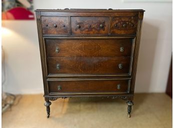 ELEGANT 1930'S BURL WALNUT DRESSER