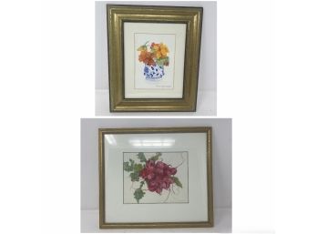 PAIR OF FRAMED WALL ART BY BARBARA SHAY MACDONALD