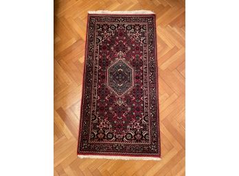 RED / BLACK AREA RUG