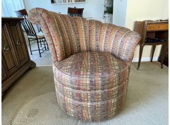 Nautilus Corkscrew Chair With Asymmetrical Back.