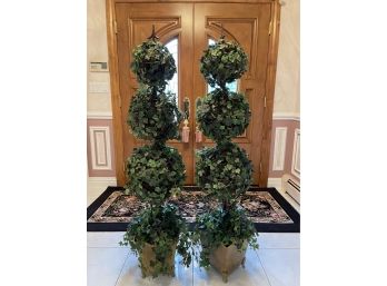 Set Of 2 Topiary Trees