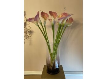 Artificial Lillies And Vase