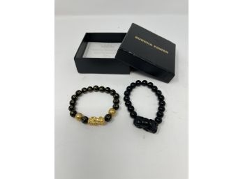 Pair Of Buddha Power Bracelets