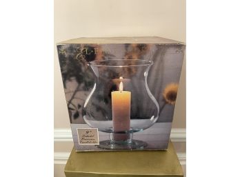 9' Pedestal Hurricane Candleholder