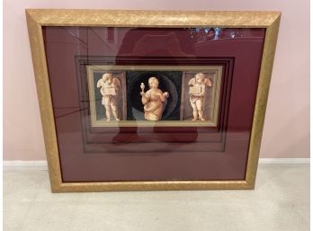 Framed Engravings Of The Theological Virtues Of Faith Hope And Charity