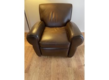 Pottery Barn Leather Recliner