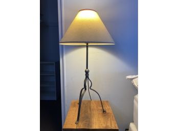 Tripod Wrought Iron Table Lamp