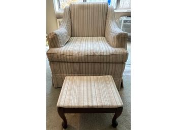 ARM CHAIR W/ OTTOMAN