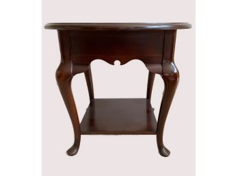 ROUND BASSETT SIDE TABLE