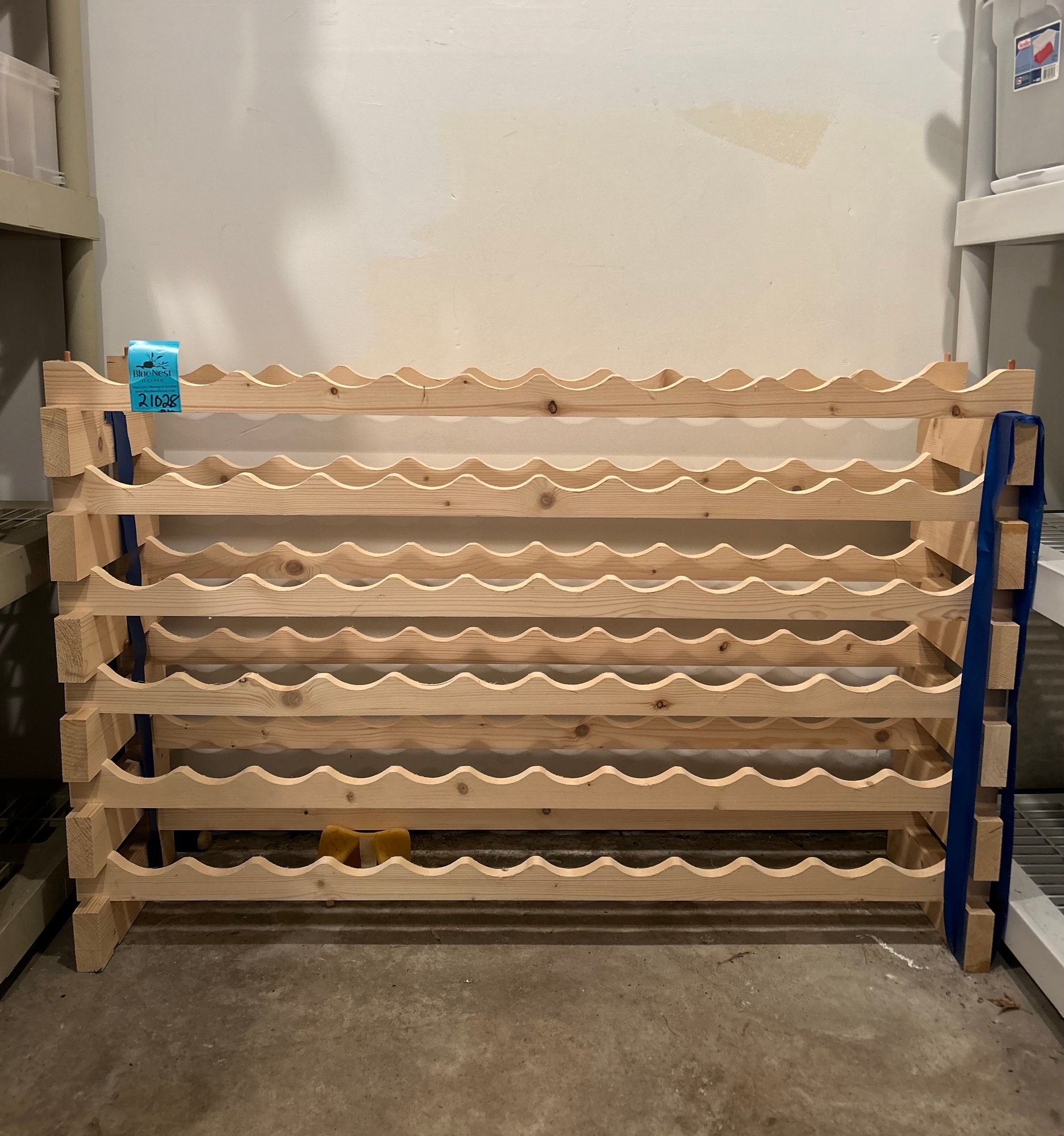 Stackable Wine Rack Modular R1 Freestanding Stackable Modular Wine Rack With Six Tiers #21028 ...