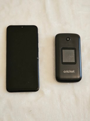 R7 Samsung Galaxy A10e Tracfone And Cricket TCL Classic Flip Phone