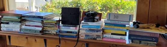 R3 Bushnell Binoculars, Other Binocular, Loon Flute, Collection Of Books On Bird Watching, Nature, Hiking Gard