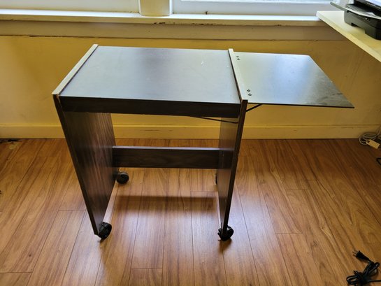 R5 Rolling Office Table With Side Drop Down