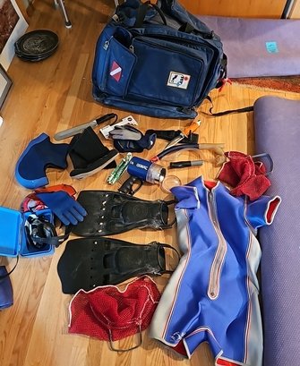 R8 Scuba Gear With Backpack And Extra Supplies