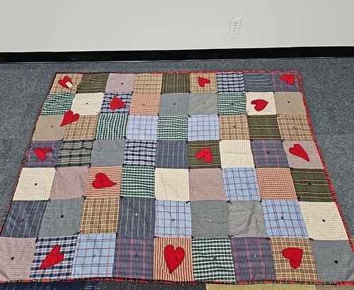 BNH Lot To Include A Small Reversible Quilt