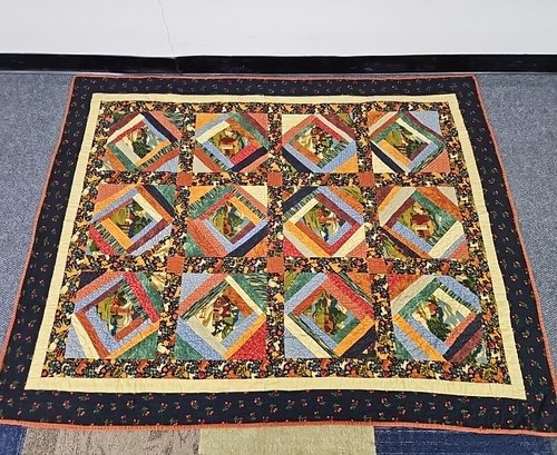 BNH  Lot To Include One Medium Fall Colors Quilt