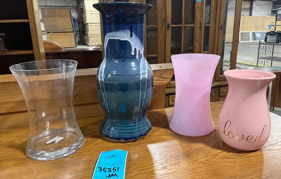 Ceramic Vase With WN Marking, Glass Vases, Loved Ceramic Vase
