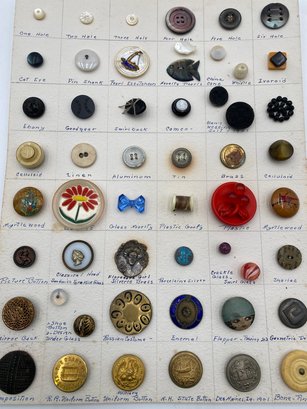 Buttons: Early 1900s National Button Society Collection (2of 2)