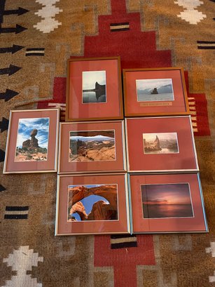 RM1 Lot Of Framed Travel Photographs 10x8