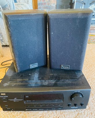 R4 RCA Audio Theater With Two Infinity Plus Speakers.