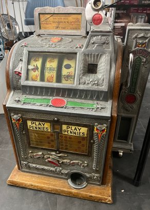 Antique Three Shamrocks Slot Machine