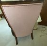 Pink Siting Chair, Lamp, Stargazer Lily Figurine