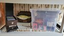 S1 Assorted CDs, Cassettes, Double SidedCassette Holder, Plastic Storage Bin, Big Mouth Billy Bass