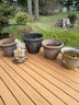 Front And Back Garden Items To Include Plants, Hose, Rake, Garden Decor, Welcome Mats