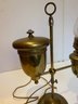 Antique Oil Lamp Converted To Electric
