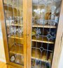 Rm1 China Hutch With Leaded Glass Front