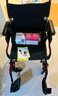 RM4 NOVA Medical Products Lightweight Transport Chair With Removable & Flip Up Arms For Easy Transfer With Cha