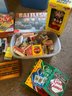 Assorted Games, Assorted Decks Of Cards, Mickey Mouse Bobble Head, Cribbage Boards, VCR Tape Set, Game Books