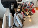R5 Contents Of Bathroom.  Hairdryers, Curlers, Scale, Black And Decker Scrubber, Bath Toys, Personal Care