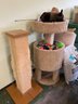 Cat Paraphernalia To Include Two Cat Climbing Towers, Car Scratch Tower, Cat Box,  Cat Toys.