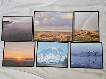 R5 Framed Images Of Mt. Rainier And Other Images Appearing To Be Of Washington State