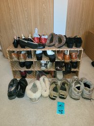 Women's Shoes And Shoe Rack