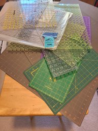 Lifetime Folding Table, Cutting Grids, The Block Maker Made In Australia, Omnigrid, Shape Cut Slotted Ruler