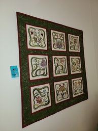 Handmade Embroidered Quilt