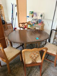 Dining Table With Five Chairs