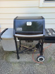 Weber Genesis Silver Grill Currently Connected To Gas Line.