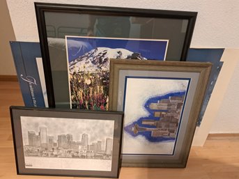 Various Framed Prints And Posters.