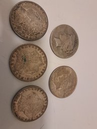 Eagle Silver Dollars And One Dollar Coins